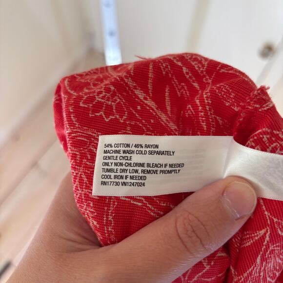 Universal Thread NWT Women's Ruffle Maxi Wrap Skirt Red Size M - Picture 7 of 10